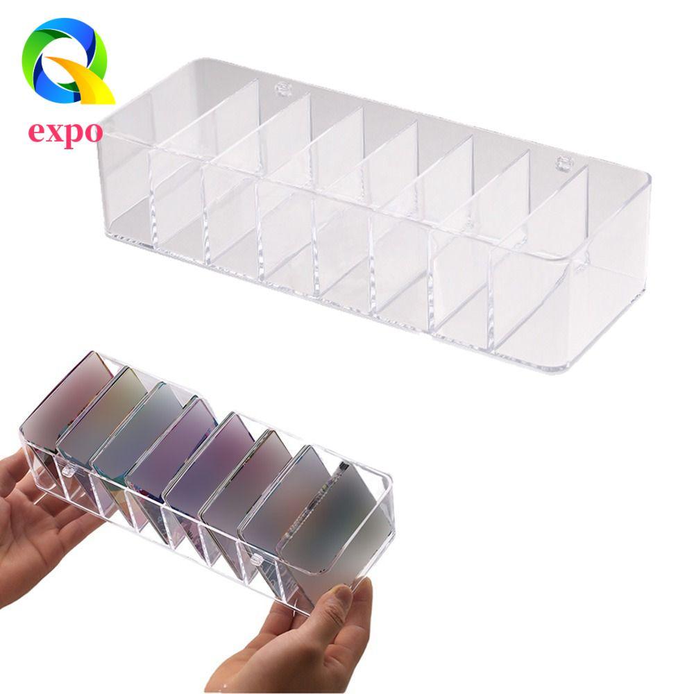 Hộp lưu trữ thẻ giới hạn EXPO, Hộp đựng thẻ giao dịch rõ ràng chắc chắn, Hộp đựng bộ sưu tập 8 ngăn 