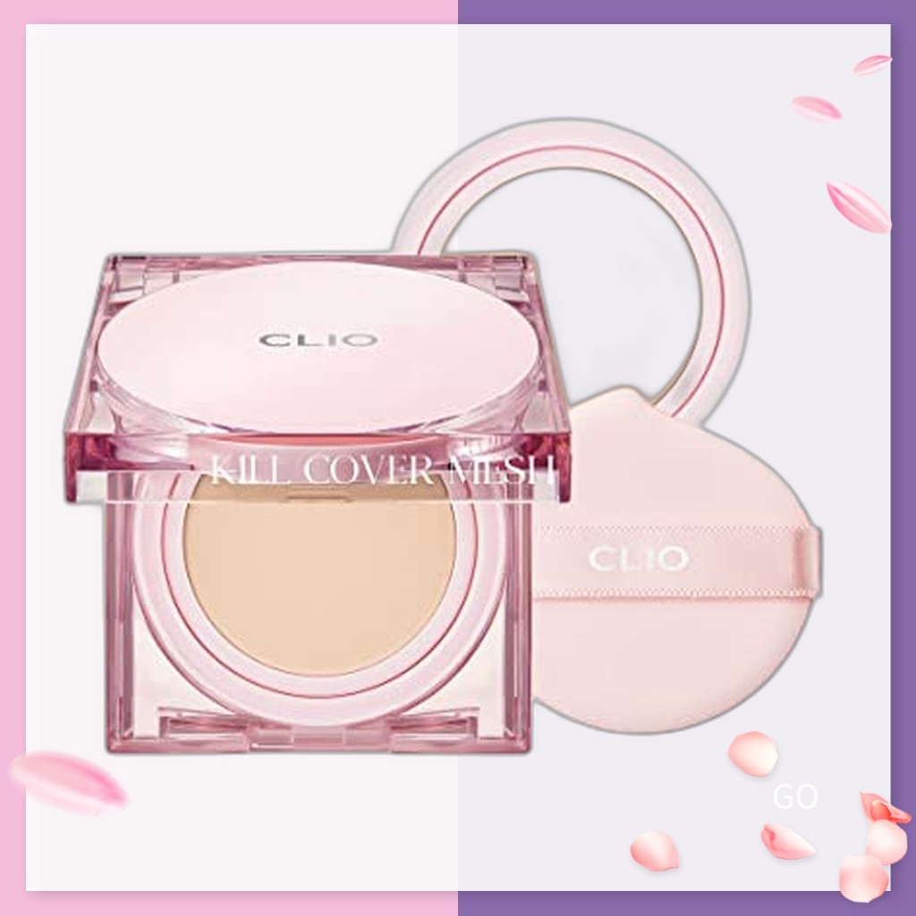 [Clio] Kill Cover Mesh Glow Cushion -No.3 Linen 15 * 2 / Kem nền đệm Hàn Quốc / Radiant Glow của k-s