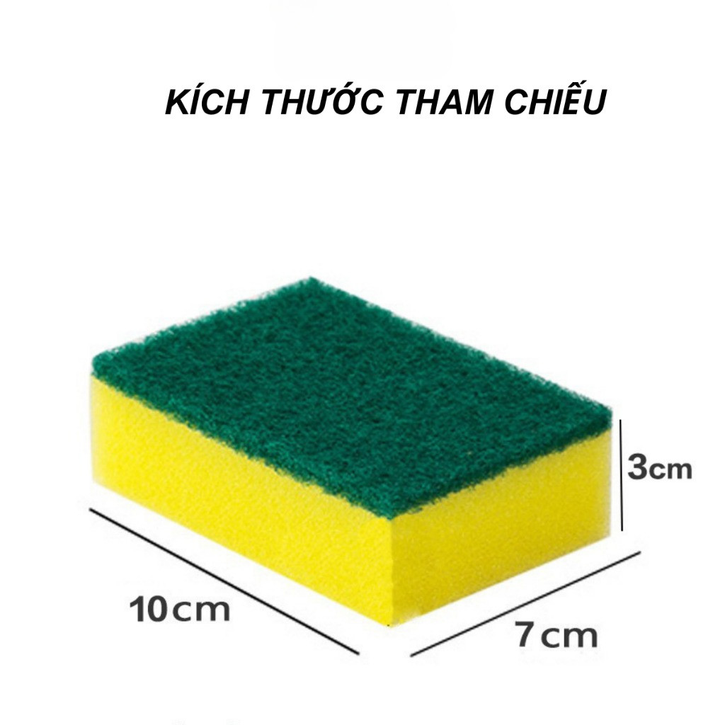 [QUÀ TẶNG] Miếng mút rửa chén KOOL [cọ bọt rửa chén]
