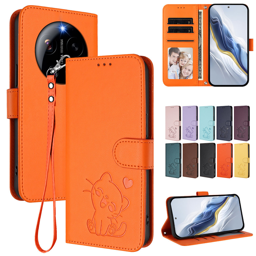 Ốp Điện Thoại Da Thời Trang Cho Xiaomi 17 Ultra Poco X8 M8 F8 Ultra mi 17 Pro Max Đứng Khe Cắm Thẻ L