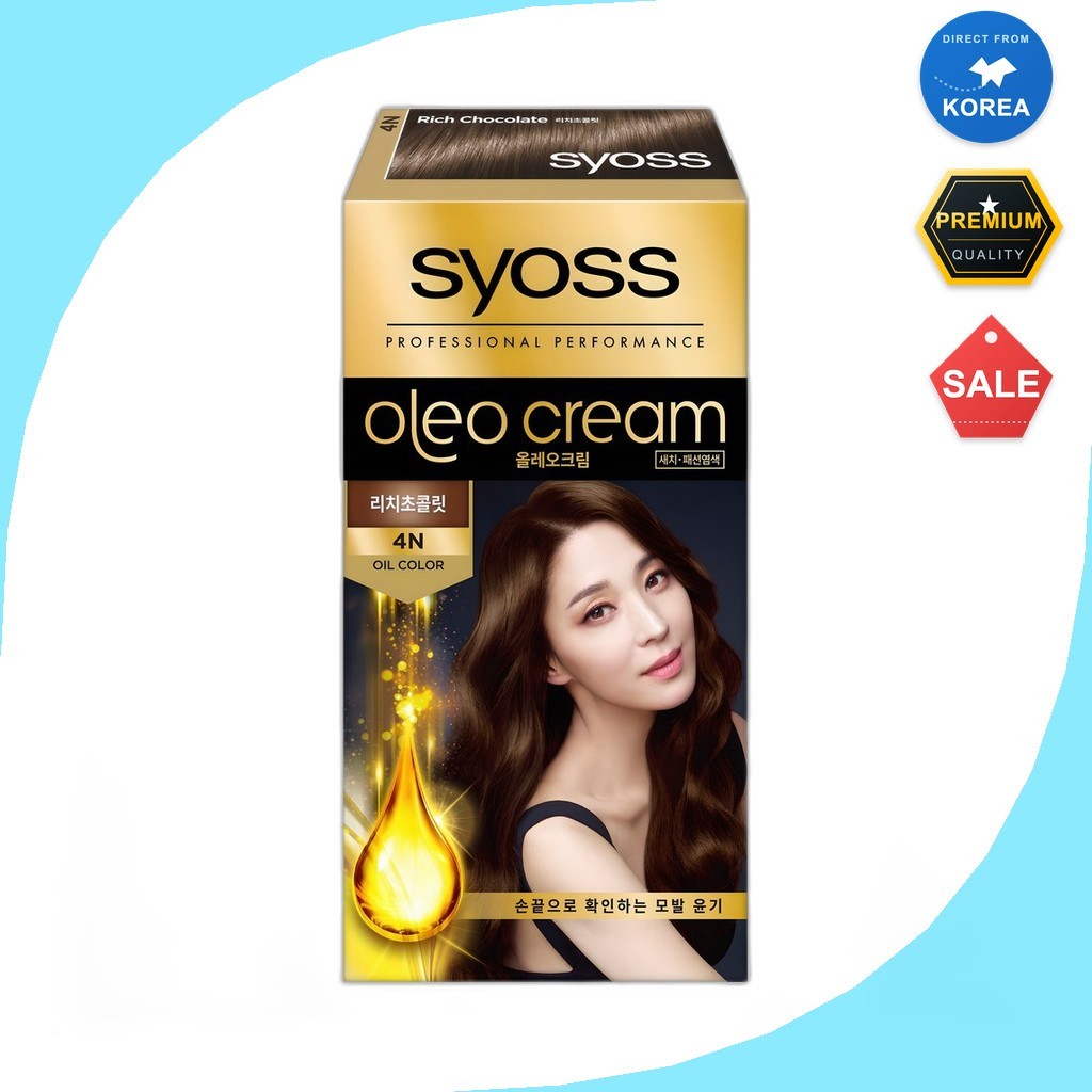[syoss] Kem duong toc Oleo Mau toc 4N Rich Chocolate