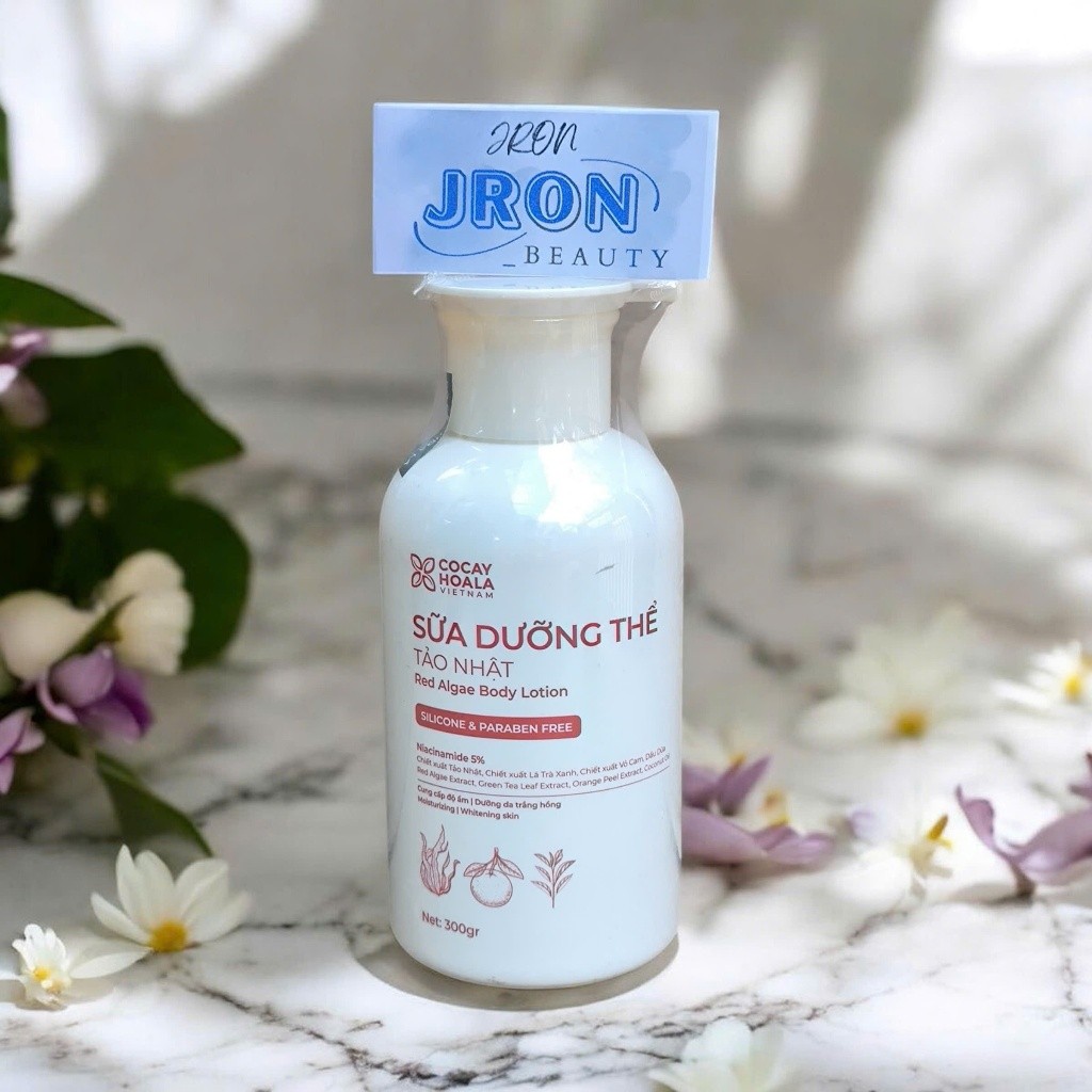 [Hàng Cty] Sữa Dưỡng Thể Tảo Nhật Cỏ Cây Hoa Lá Hương Nước Hoa - Dưỡng Trắng Da - 300g/chai - Jron B