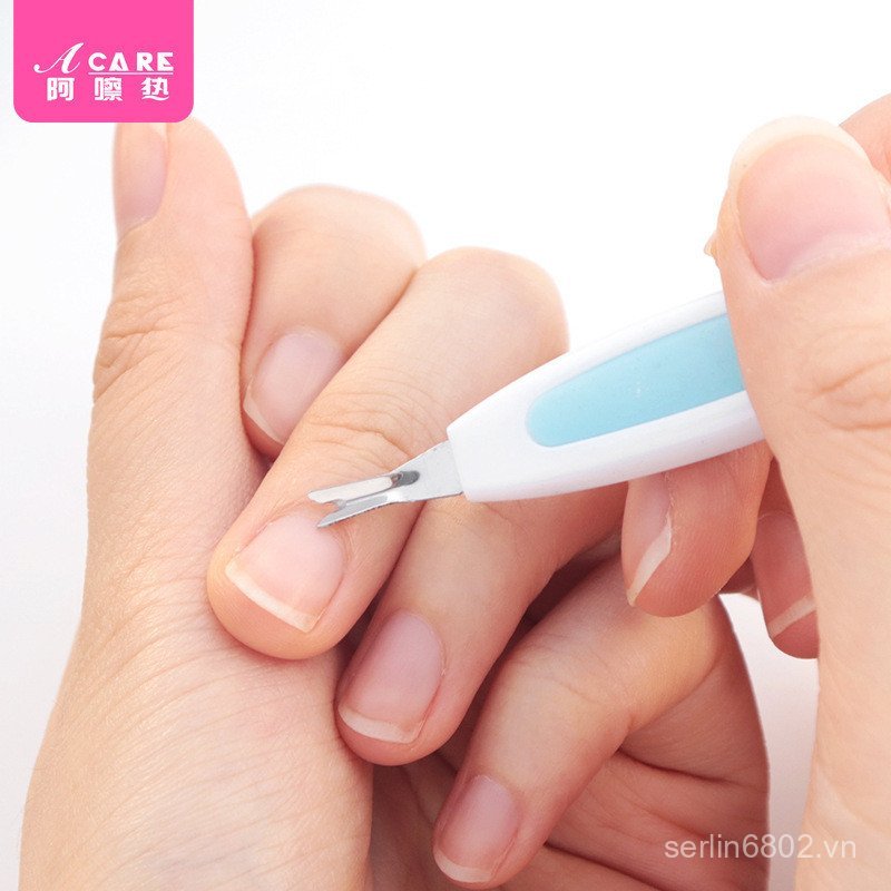 -10Y / 10Y Nĩa Da Chết CA1S48- Da Chết Đẩy Hai Trong Một Dụng Cụ Làm Móng Tay Trong Suốt BWDQ