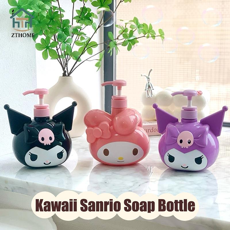 [ZTHOME] 900ml Chai Xà Phòng Sanrio Kuromi Kawaii My Melody Dầu Gội Tắm Sữa Sub-Bottle Lotion Press 