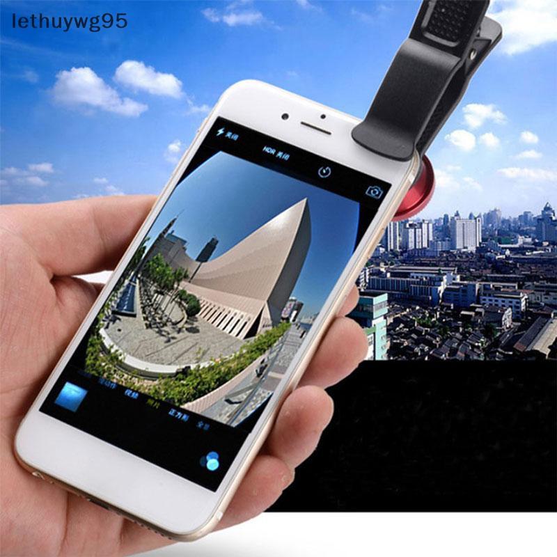 Le 3in1 điện thoại di động Mắt Cá + Góc Rộng + Ống kính camera macro cho điện thoại di động phổ thôn