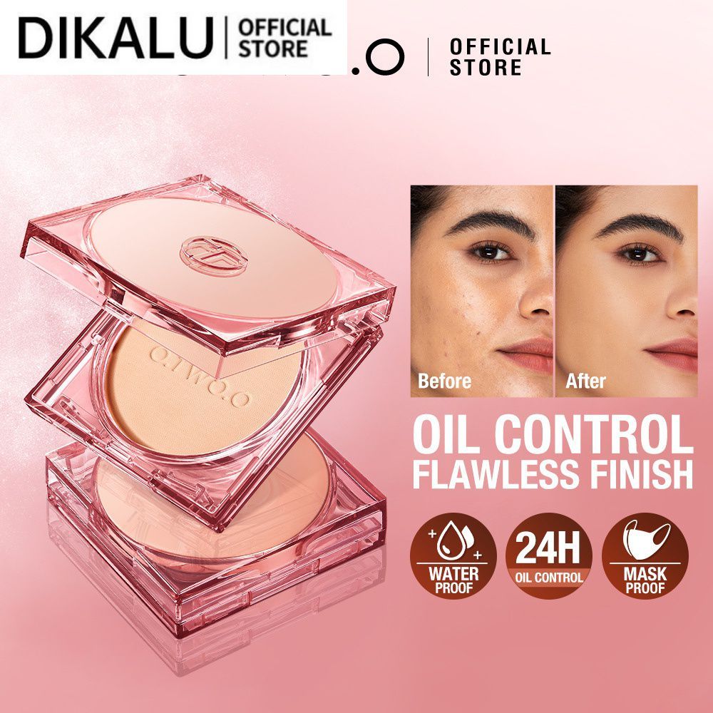 O.two.o Fog Mirror Lock Makeup Honey Powder Cake Concealer Foundation Brightening Moisturizing Party