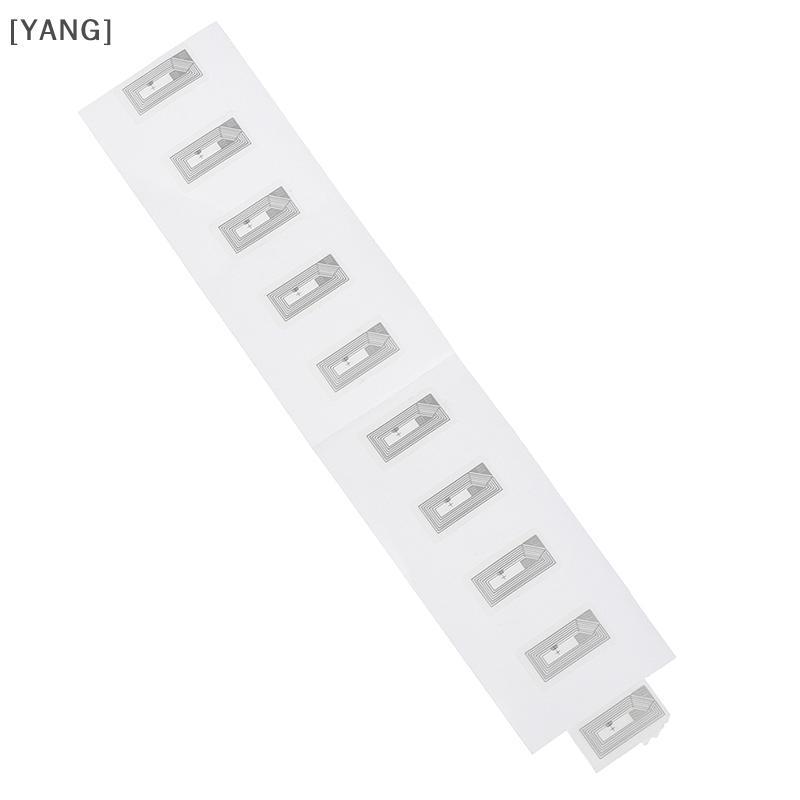 [YANG] 100 Chiếc NFC Chip Ntag213 Stier Wet Inlay 2 * 1cm 13,56 MHz RFID NTAG213 Thẻ Nhãn không