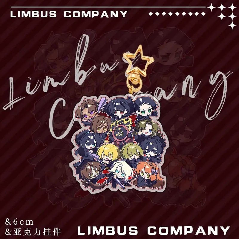 Móc khóa Limbus Company anime game mika acrylic in hình nhân vật Don Quixote Ryoshu Hong Lu Meursaul