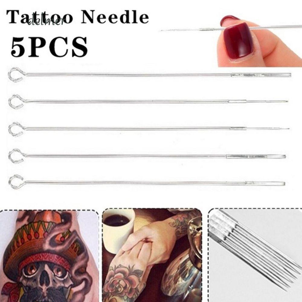 DELMER Beauty Needles Khử trùng bằng thép không gỉ Trang điểm chuyên nghiệp Microblading Tattoo Shad