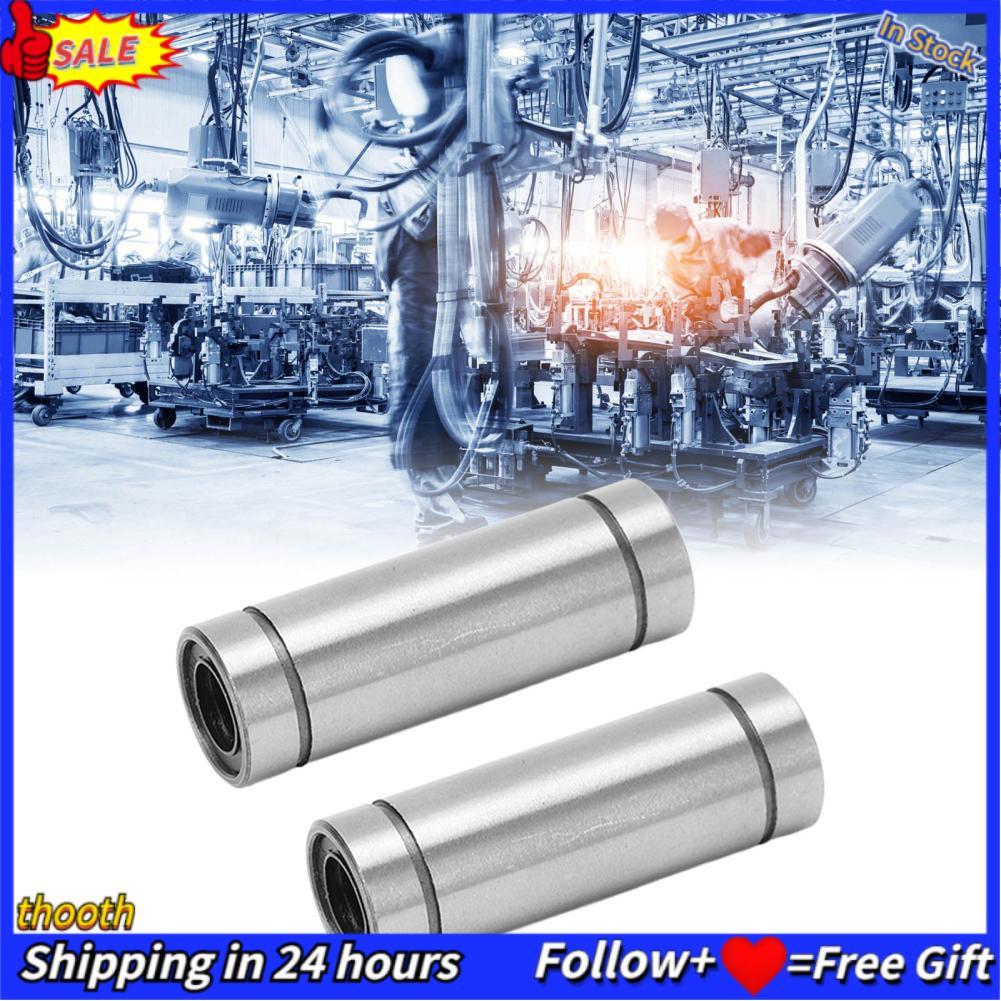 Thooth Thooth 2 Vòng Bi Chuyển Động Tuyến Tính LM20LUU Bushing Chịu Lực 20 Mm ID 32 Mm OD 80 Mm Chiề