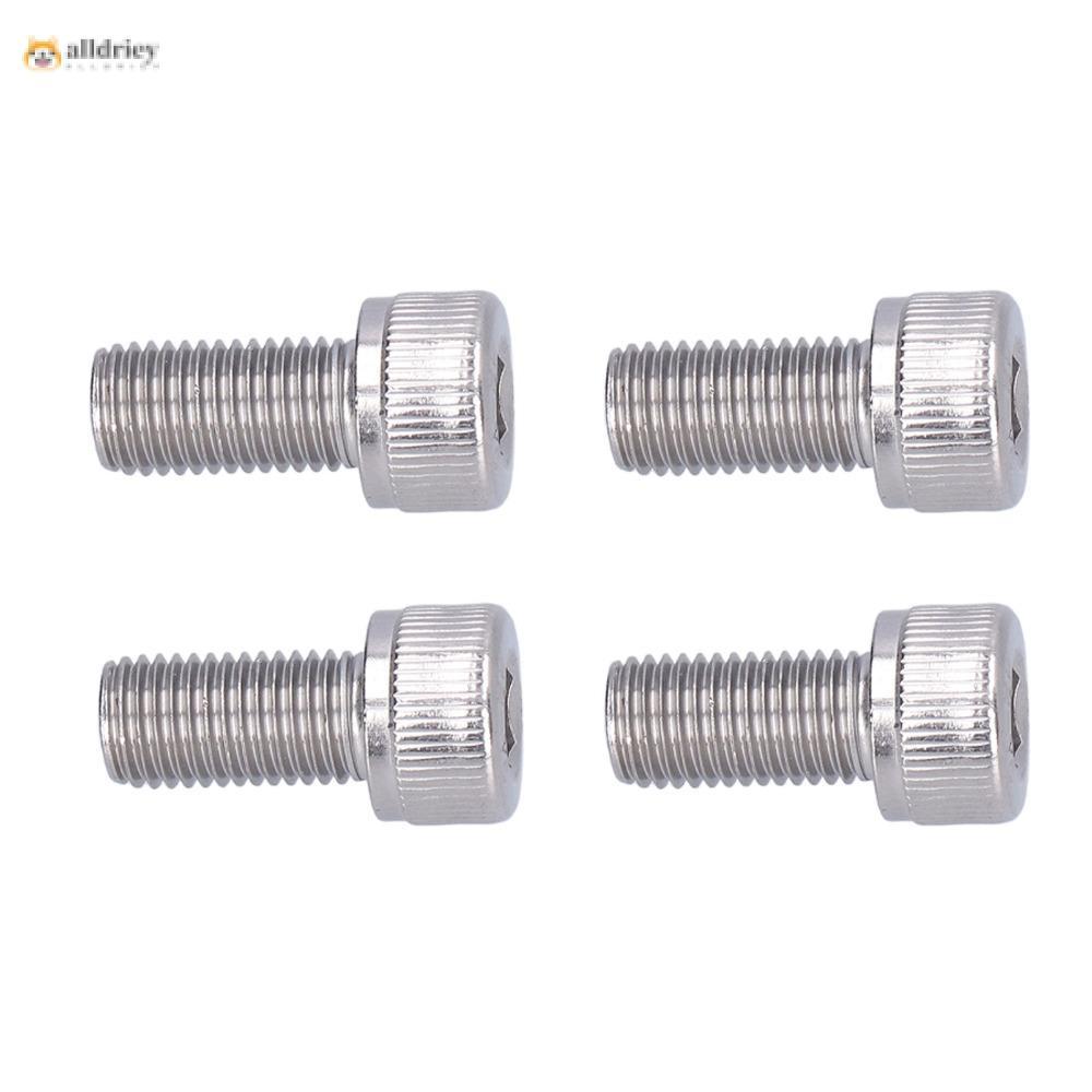 INTOONE 4 Bu lông ổ cắm lục giác, M10 Kích thước ren 1.25mm Vít nắp đầu ổ cắm mịn, Thép không gỉ cấp