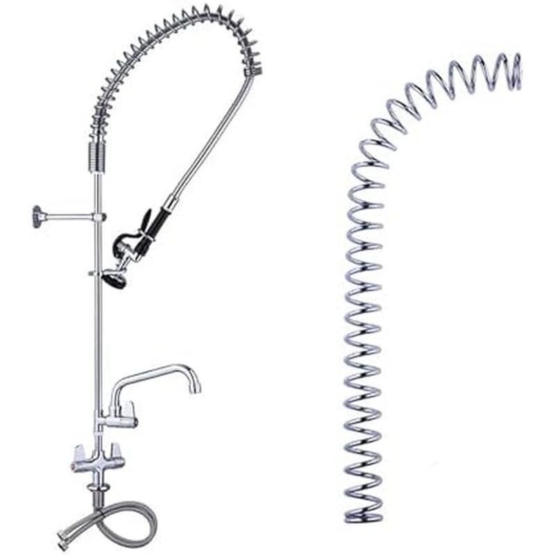 Topyond Vòi Lò Xo Thép Không Gỉ Kéo Xuống Vòi Lò Xo, Vòi Lò Xo Phần Thương Mại Pre Rửa Vòi Lò Xo Cho