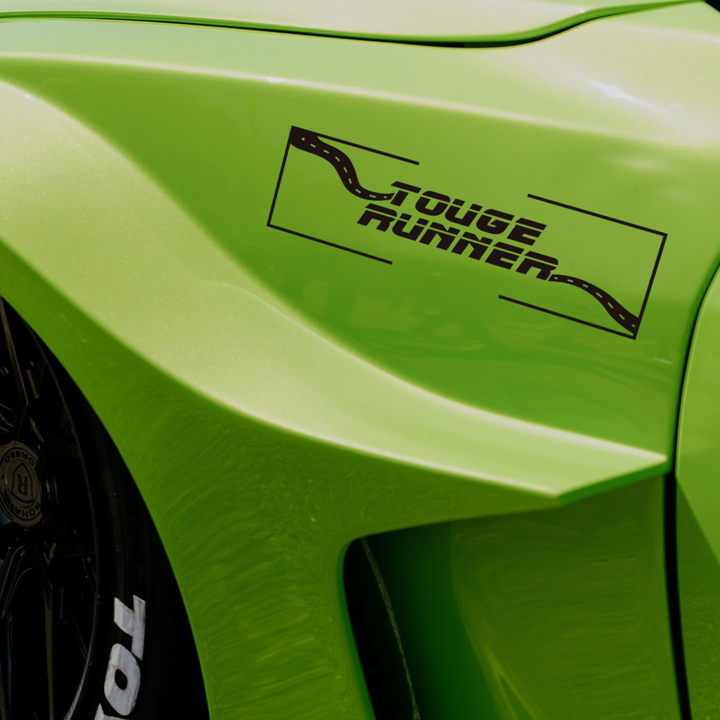 Touge Á hậu jdm tát nhãn dán Vinyl Sticker Decal - JDM Drifting Phụ kiện ô tô Trang trí kéo hoa văn 