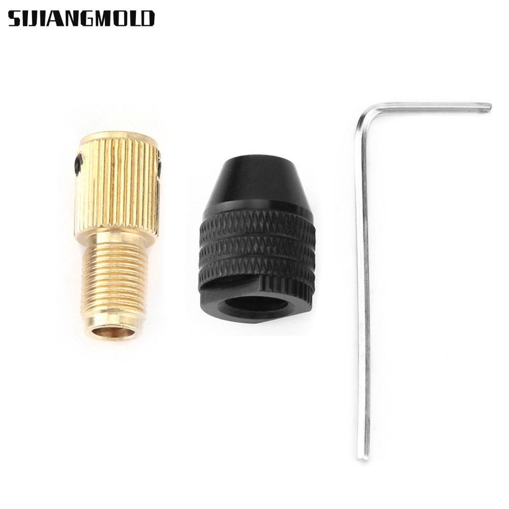 SIJIANGMOLD Tự săn chắc Chuck, Đường kính 2.35mm / 3.17mm / 5mm Phụ kiện máy khoan điện Mini bằng đồ