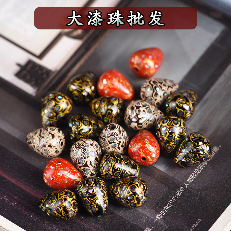 Hạt sơn mài lớn Fuzhou-Luodian, phong cách Trung Quốc, không gây xơ