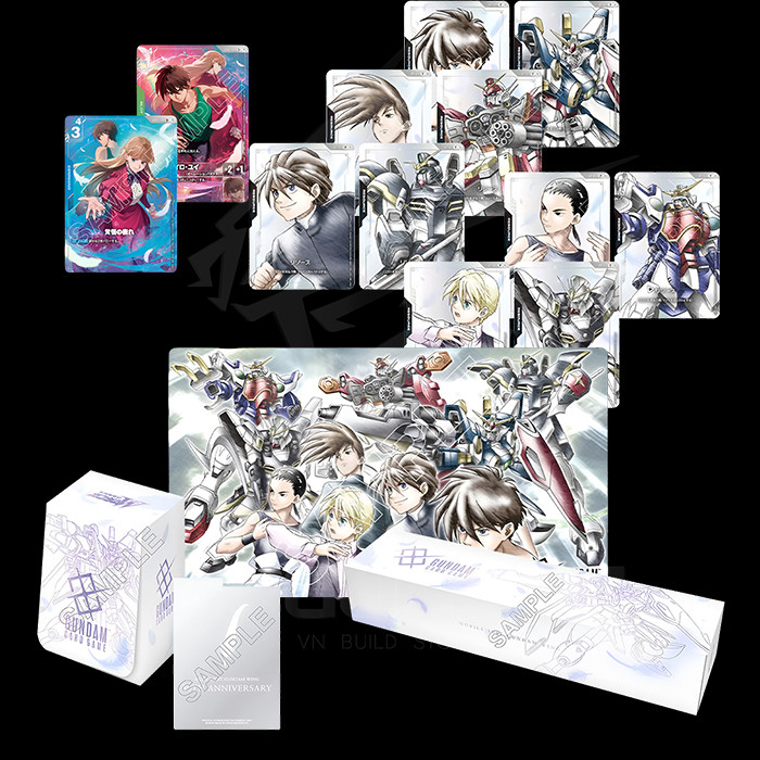 Phụ Kiện Thẻ Bài Gundam Card Game Mobile Suit Gundam Wing 30th Anniversary - [PB01]  C3 Gundam & TCG