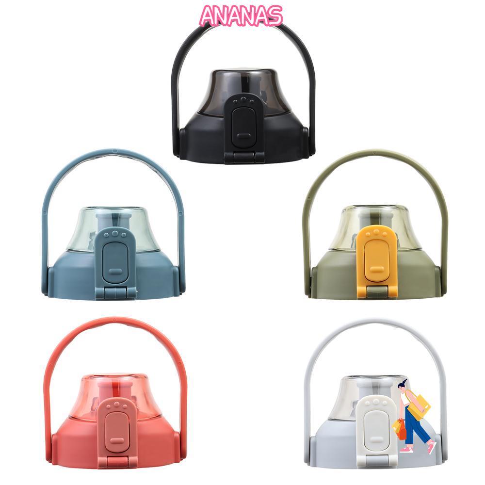 ANANAS 1 Cái Nắp Chai, Nắp Cốc Phụ Kiện Chai Tumber, Therms Chính Hãng Có Tay Cầm Chống Rò Rỉ Nắp Cố