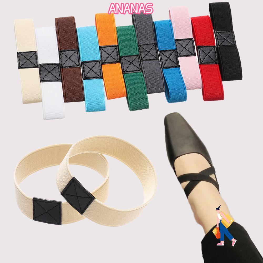 ANANAS 1 Cặp Dây Giày Nữ Chống Lộn Giữ Giày Cao Gót Rời