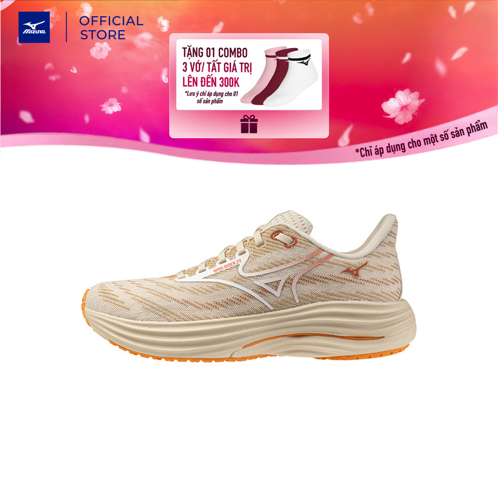 Giày Chạy Bộ NỮ WAVE RIDER 29 - Trắng - J1GD250377