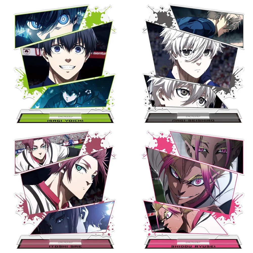 Standee Anime Blue Lock Mô Hình Isagi Yoichi Nagi Seishiro Itoshi Sae Shidou Ryusei Hiori Yo Kurona 