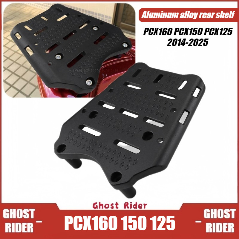 Dành Cho Xe Honda PCX 160 PCX 150 PCX 125 2014-2025 Xe Máy Nhôm Phía Sau Giá Đựng Hành Lý Hàng Hóa K