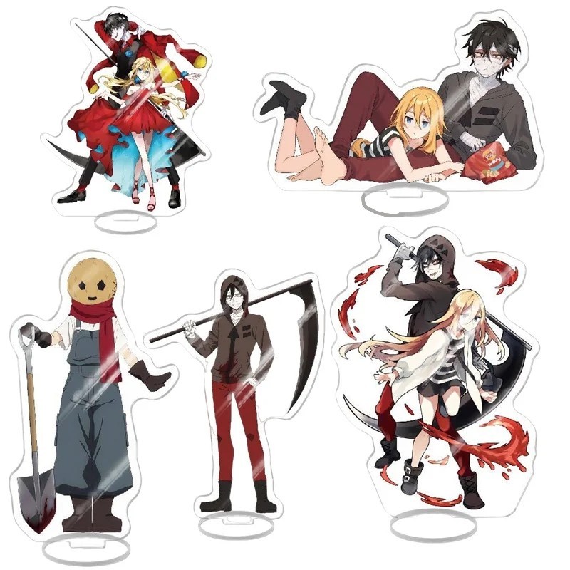 Standee Anime Angels of Death Satsuriku no Tenshi Rachel Gardner Isaac Foster Zack mô hình mica acry