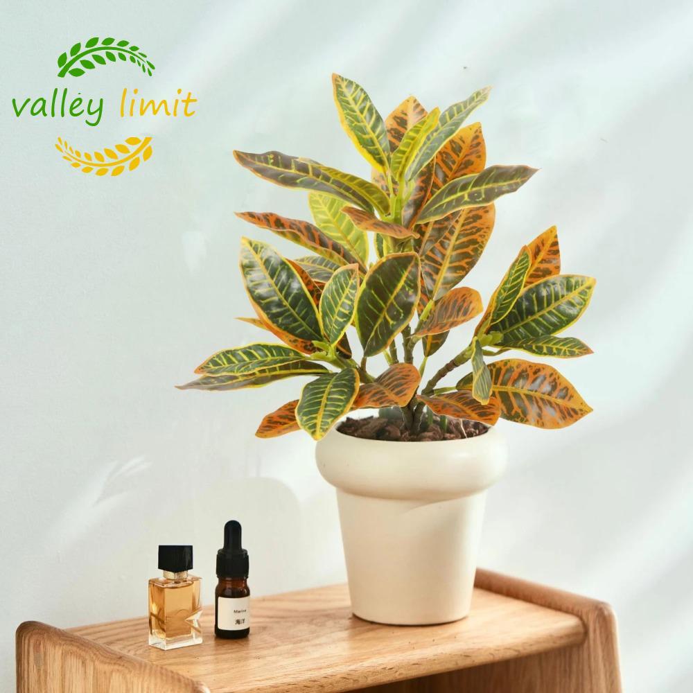 VALLEY LIMIT Cây Ficus nhân tạo, Cây Banyan nhiệt đới lớn như thật, Cắm hoa bằng nhựa 35 lá Cây Ficu