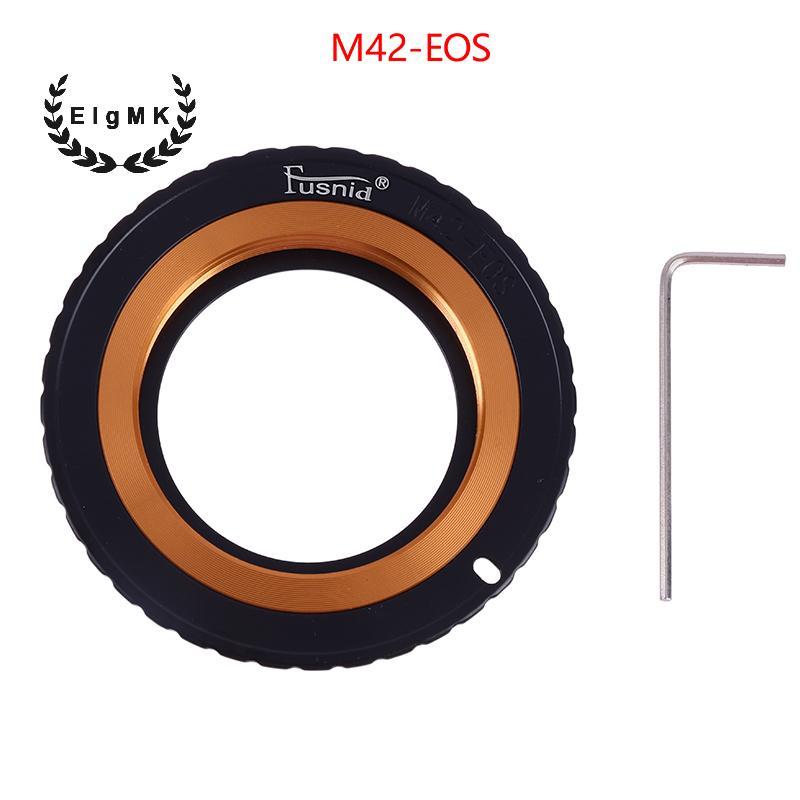 [ElgMK] Vòng chuyển đổi ống kính M42 sang Canon EOS EF Ống kính M42 có thể điều chỉnh cho thân máy ả