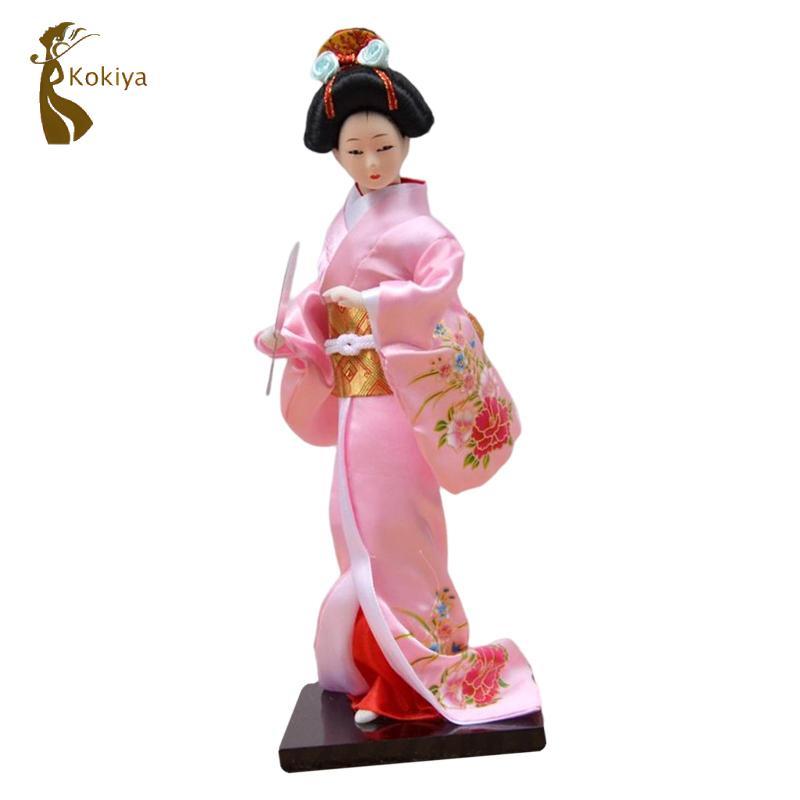 11 "Nhật Bản Kimono Geisha Châu Á Geisha Humanoid Girl Tượng Thanh Trang Trí