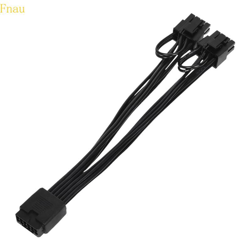 Fnau 16Pin Nữ Đến Đôi 8Pin Nam GPU Cáp Nguồn Với 16AWG Dây Dày Cho Hiệu Suất Thẻ Đồ Họa
