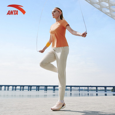 ANTA Quần Dài Thể Thao Thoáng Mát Dành Cho Nữ Quần dài thể thao Tập gym Chạy bộ đi bộ 1626B7303U