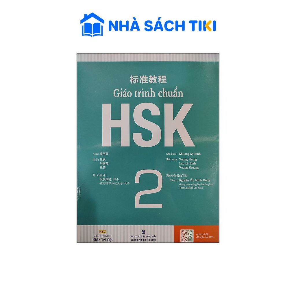 Sách Giáo Trình Chuẩn HSK 2 - Bài Học (Kèm file MP3) - Nhân Trí Việt