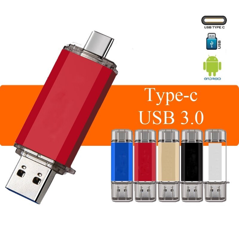 100% Sản phẩm chính hãng + Giao hàng MIỄN PHÍ + COD 32GB Ổ đĩa Flash USB USB Pen Drive Type C USB St