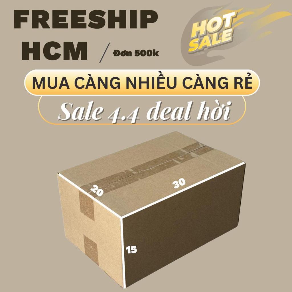Hộp Carton Thường 30x20x15 Combo 50 Cái