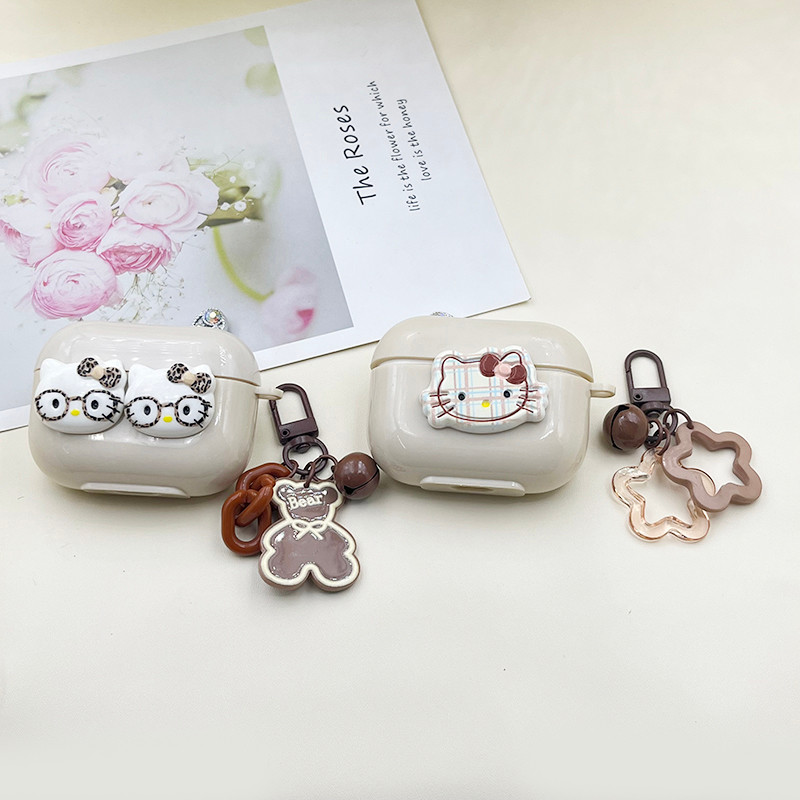 Ins Thời Trang Cho Lenovo LP40 Pro / HT38 / LP80 Vỏ Tai Nghe Silicon Hoạt Hình Có Vỏ Keychian