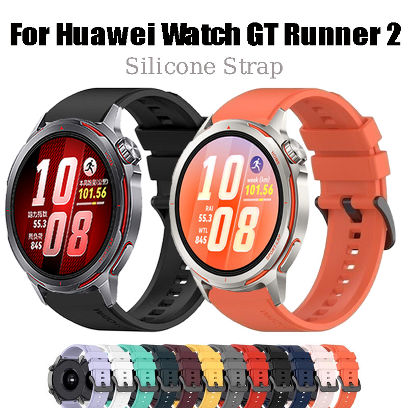 Dây Silicon Cho Huawei Watch GT Runner 2 Đồng Hồ Thông Minh Cho Huawei Watch GT Runner 2 Dây Đeo Cổ 