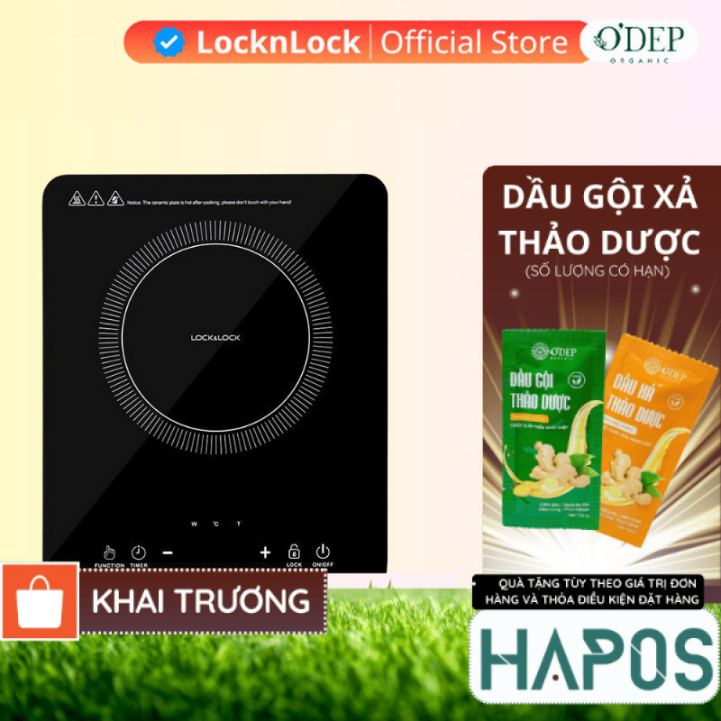 Bếp điện từ cảm ứng LocknLock Chính hãng  EJI311    - HAPOS HOF