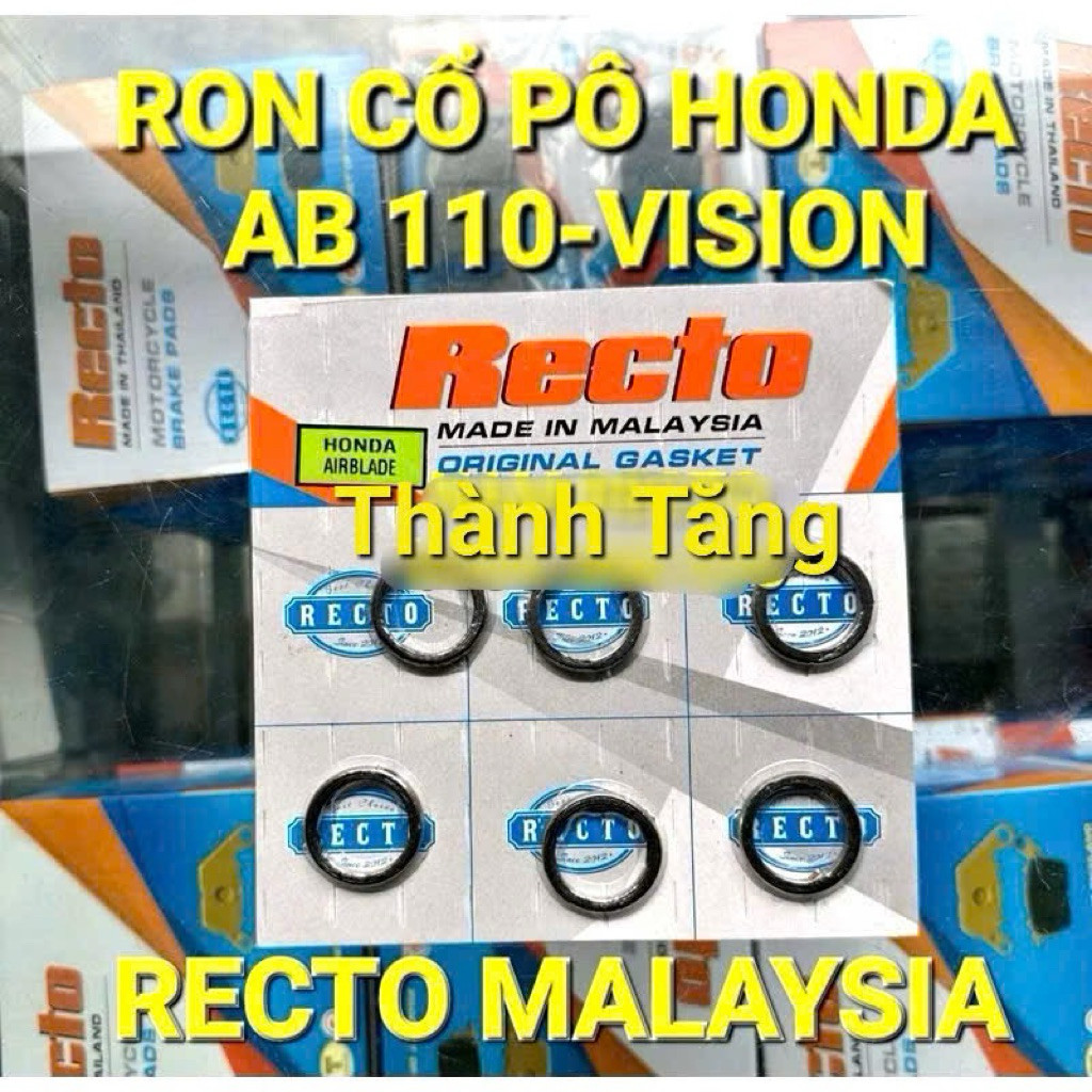 Ron pô,ron cổ pô ab 110,vision 110 chính hãng Recto Malaysia .
