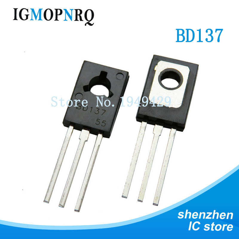10 CÁI BD132 BD135 BD136 BD137 BD138 BD139 BD140 TO-126 Triode Transistor mới