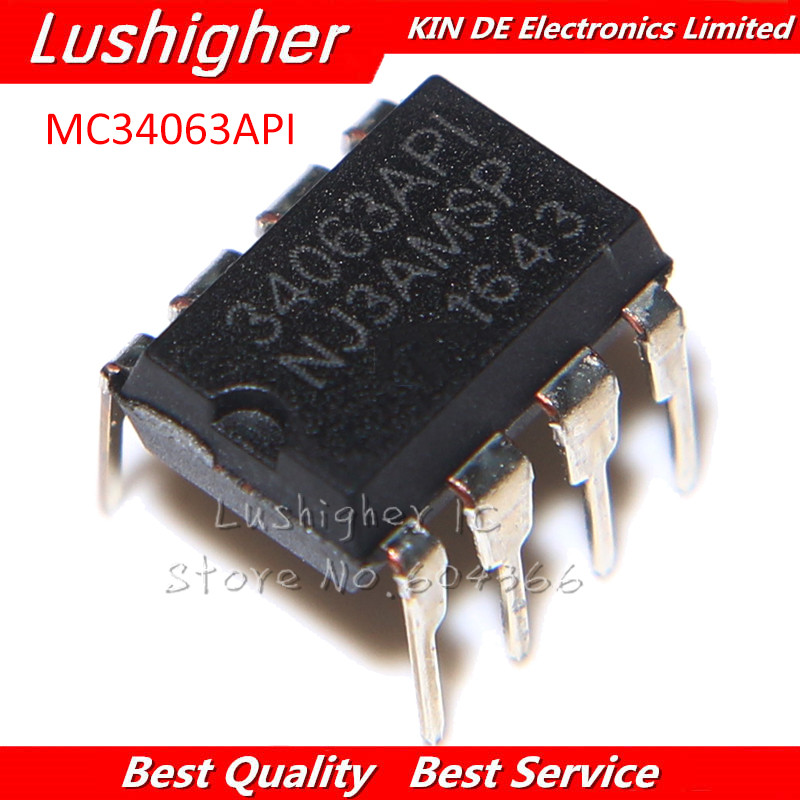10 CÁI MC34063 MC34063API DIP8 MC34063AP1 DIP 34063API Mới Chính Hãng