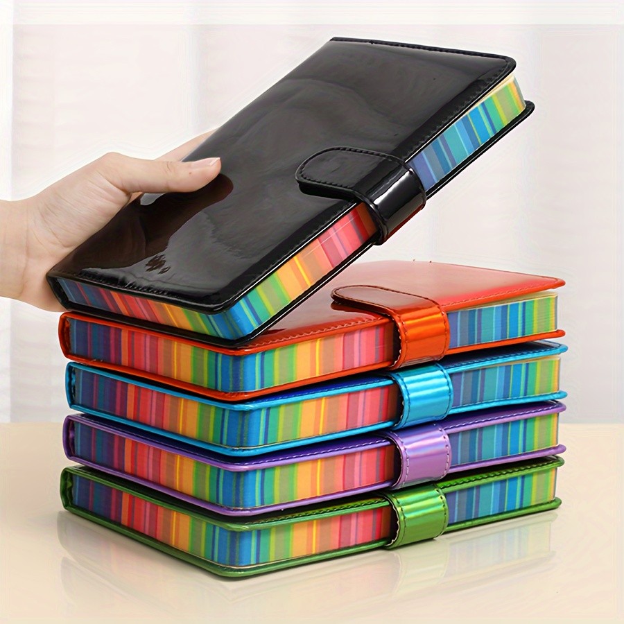 1 Laser Softcover A5 Notebook - Tạp chí quy tắc đại học tối giản - Tấm ghi nhớ A5 dày dành cho doanh