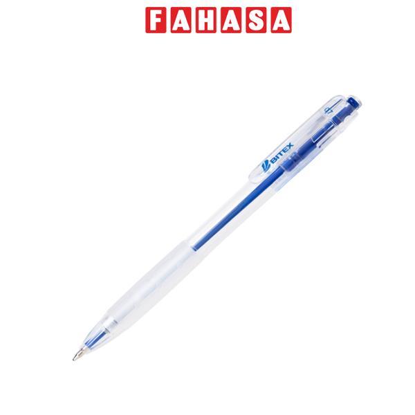 Bút Bi Bấm 0.7 mm - Bitex B06 - Mực Xanh