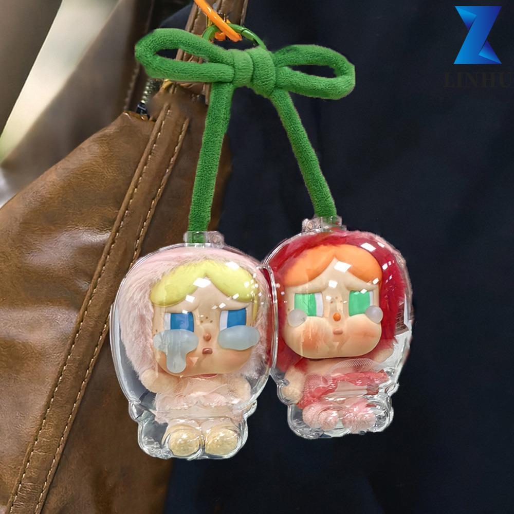 LINHU 1 Cặp Túi Bảo Quản Búp Bê Crybaby Cherry, Dây Silicon Chống Mất Cherry Crybaby Vỏ Bảo Vệ, Túi 