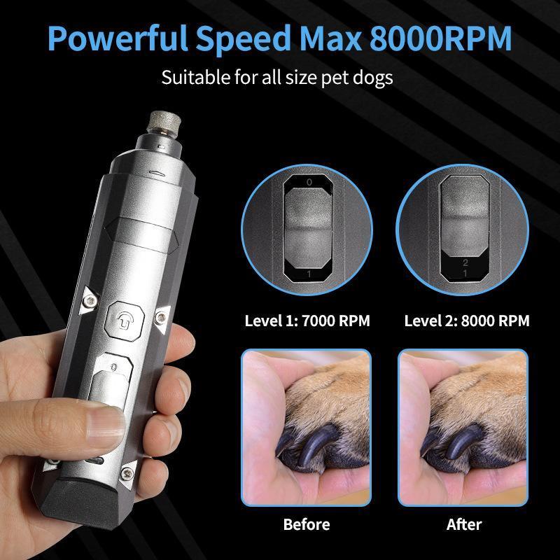 Sạc ABS Điện Máy Xay Móng Tay Cho Mèo Chó Thú Cưng Paw Máy Đánh Bóng Động Vật Nhỏ Paw Chải Lông Bộ D