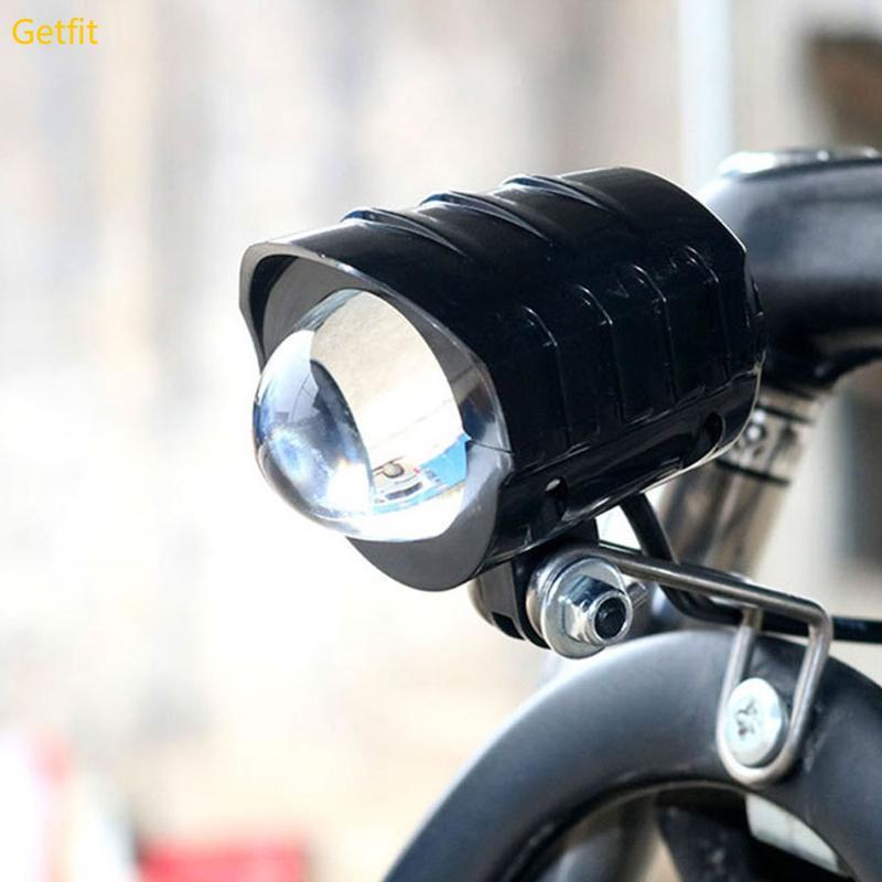 Electric Bike LED Front Light E-Bike  2 in 1 Waterproof Horn Headlight