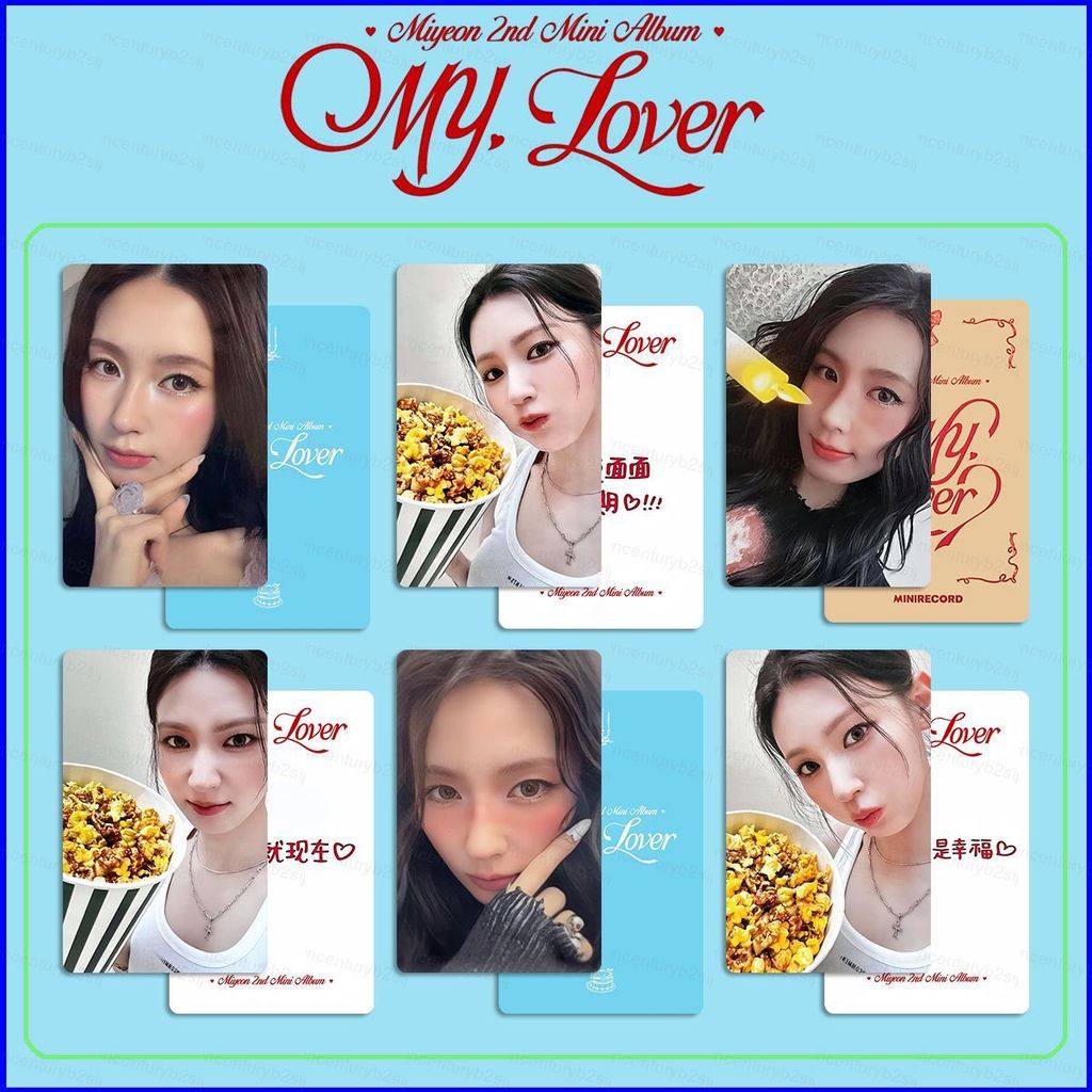 G2P 6 Cái / bộ I-DLE MIYEON LOMO Card 2nd Mini Album CỦA TÔI BÌA Bưu Thiếp Bộ Sưu Tập Cho Mi Yeon Ng