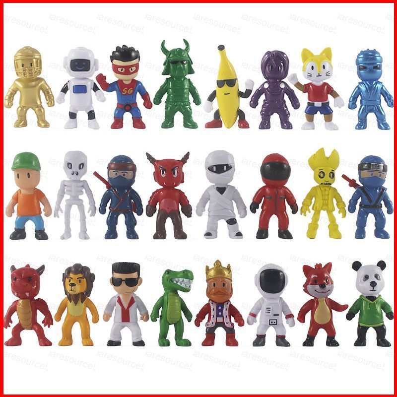 SQ5 24 Chiếc Stumble Guys Nhân Vật Hành Động Mô Hình Búp Bê Đồ Chơi Cho Trẻ Em Trang Trí Nhà Trò Chơ