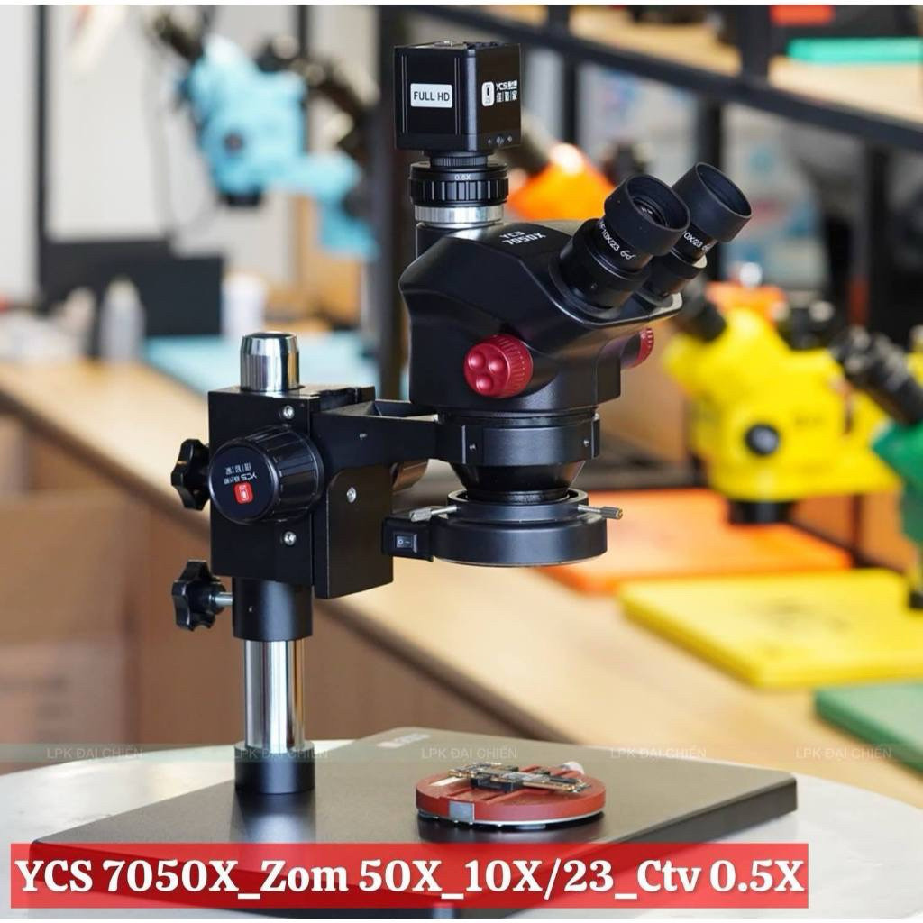 🔬KÍNH HIỂN VI 3 MẮT YCS 7050X