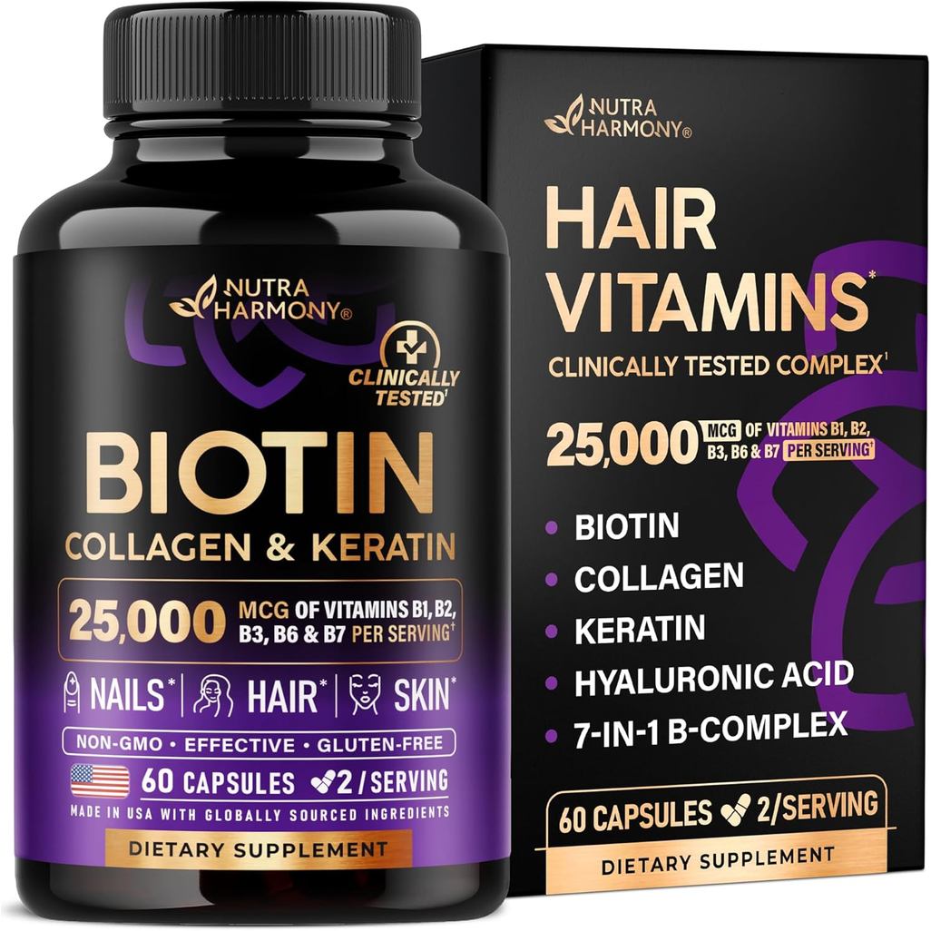 Biotin | Vitamin C | Axit Hyaluronic | Keratin - Màng phổi được thử nghiệm lâm sàng * * - port, Skin