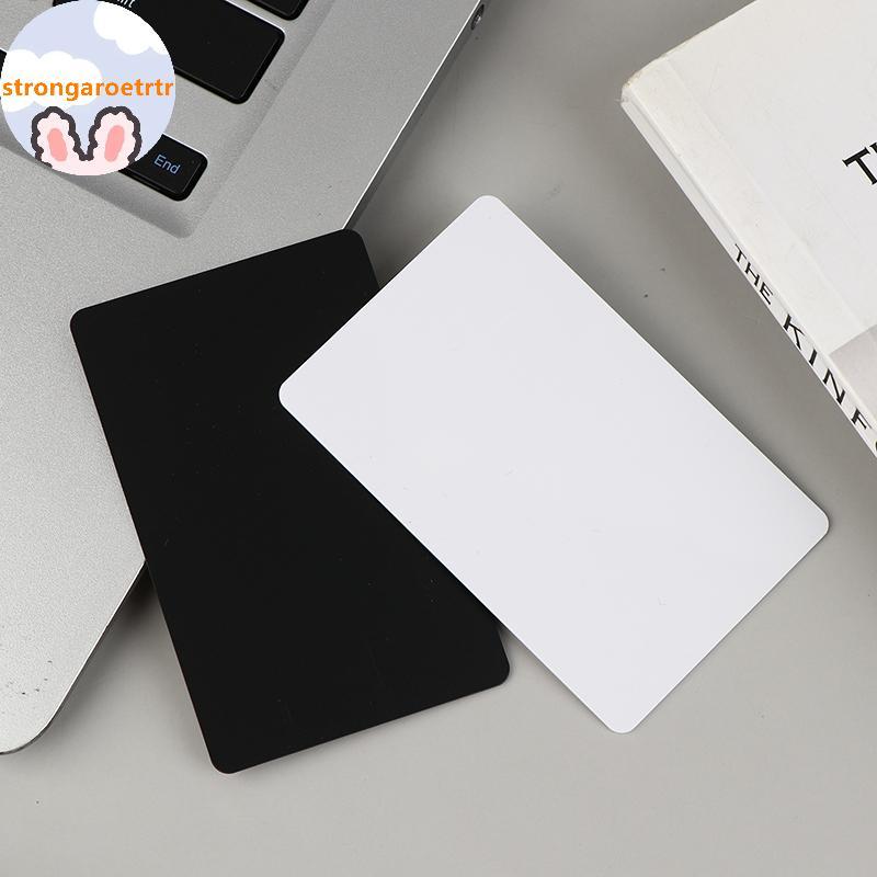 Strongaroetrtr 5 / 10 Chiếc NFC215 Thẻ Trắng Có Thể Ghi Lại NFC NT-AG215 Thẻ PVC nk Dễ Dàng Lập Trìn